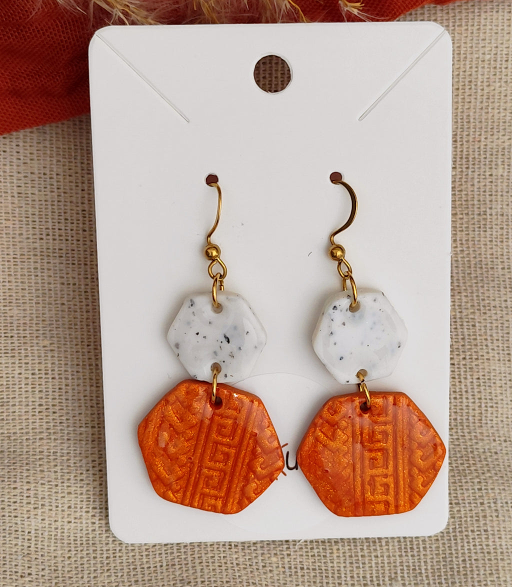 Boucles d'oreilles pendantes "Sirocco"