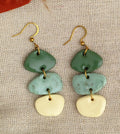 Boucles d'oreilles pendantes "Pierre"