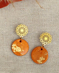 Boucles d'oreilles pendantes "Soleil d'été"
